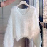 Pullover Lazy Sweater Knitwear Casual And Sweet Loose Temperament